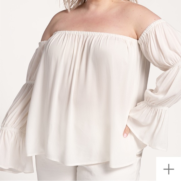 Eloquii Tops - Eloquii Off the Shoulder Top NWT